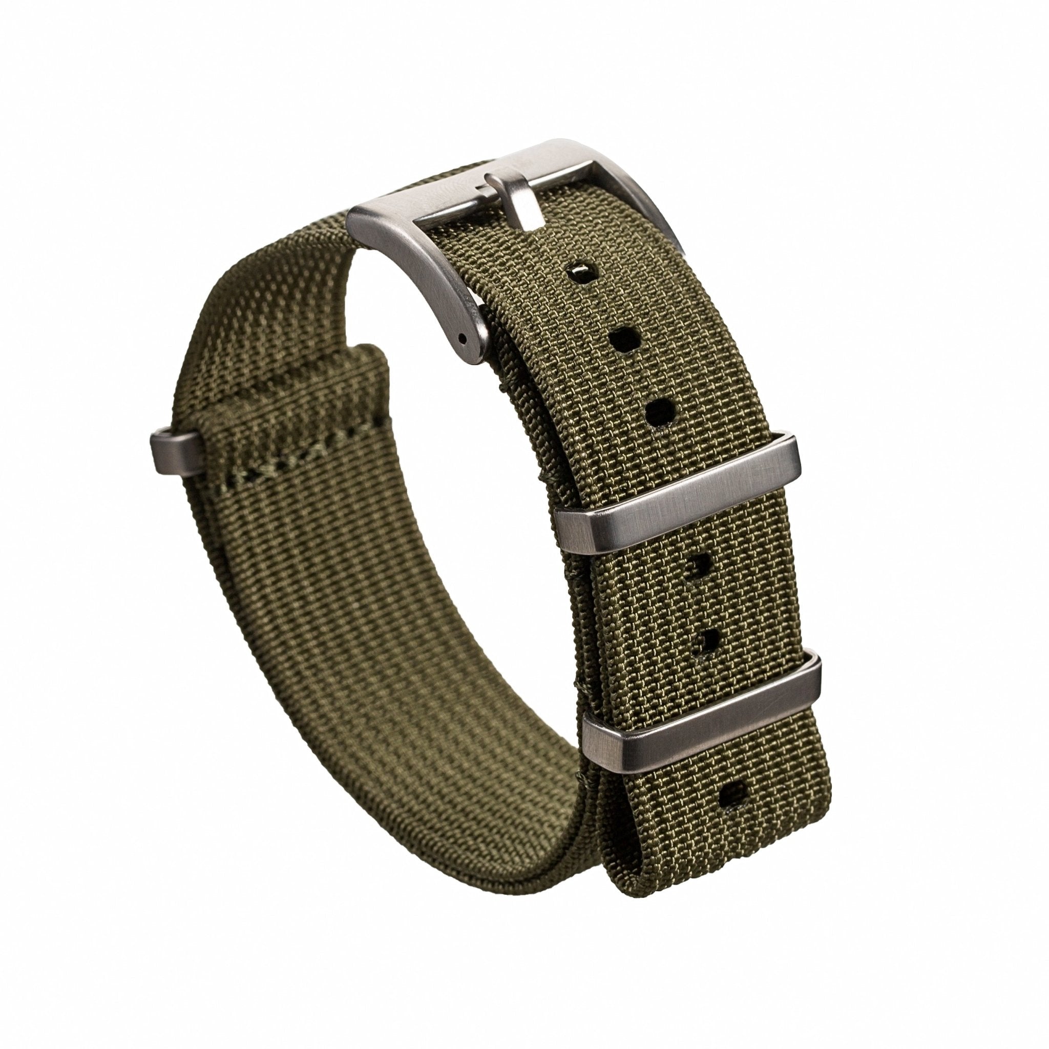 Ribbed Ballistic Nylon Strap Army Green 2416