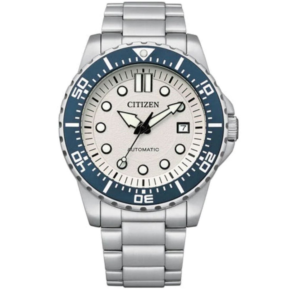 Citizen Mechanical NJ0171-81A White Dial Stainless Steel Mens