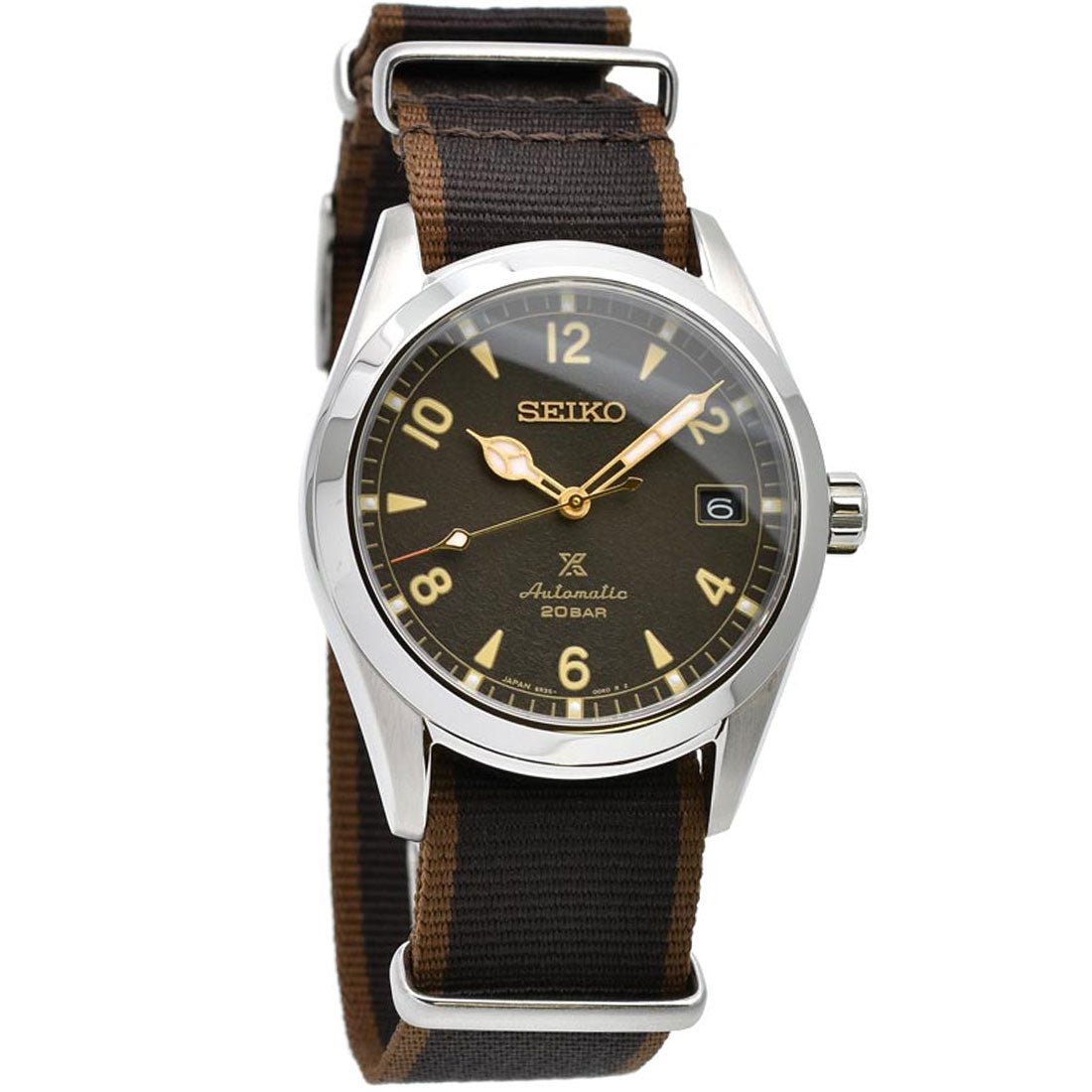 Seiko JDM Alpinist SBDC137 Prospex Mechanical Brown Dial Watch