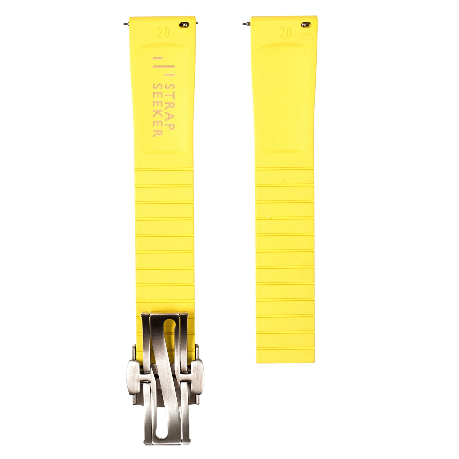 Tropical CTS Cut-to-Size FKM Rubber Strap - Quick Release - Yellow (2435)