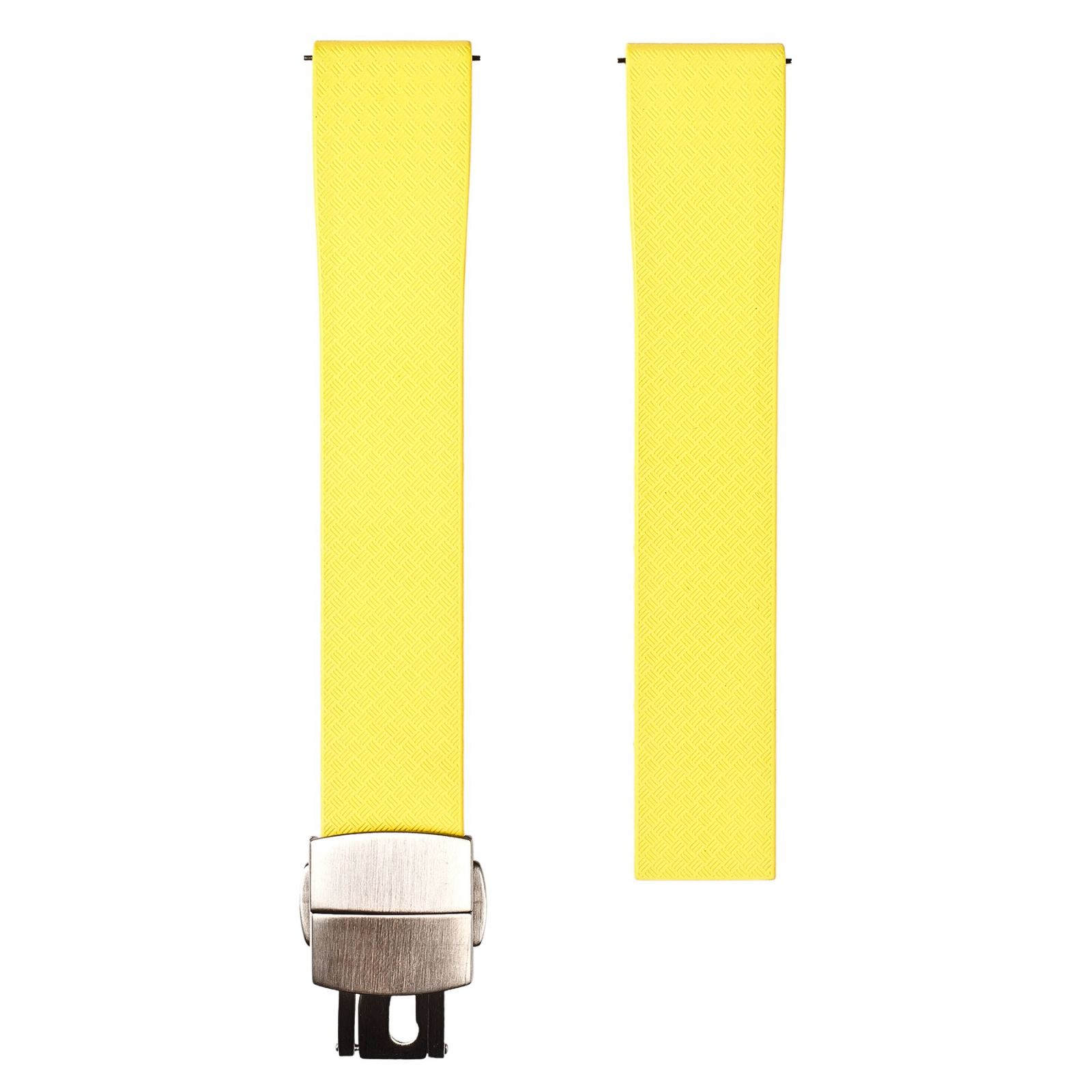 Tropical CTS Cut-to-Size FKM Rubber Strap - Quick Release - Yellow (2435)