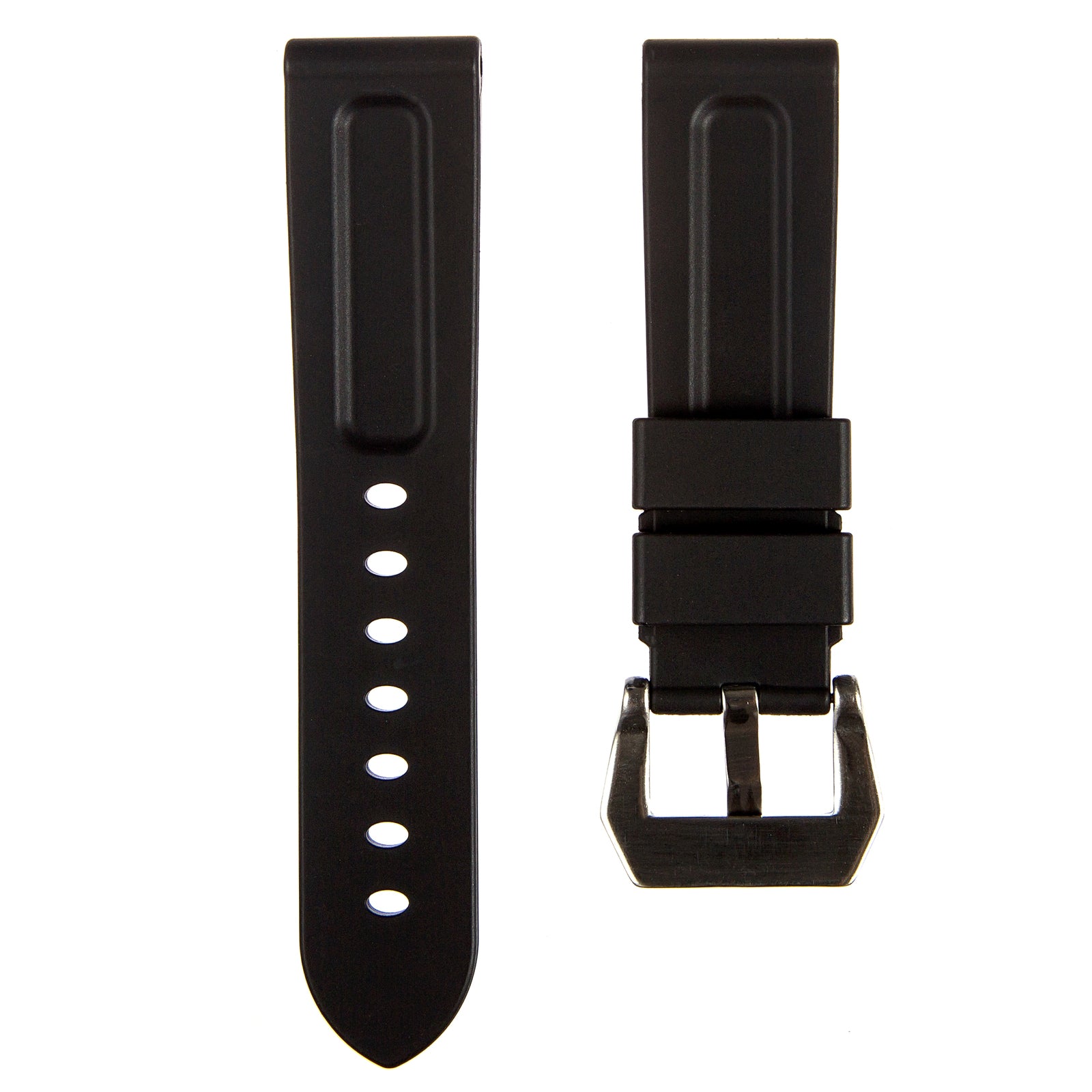 Pinnacle FKM Rubber Strap for Panerai Luminor – Black (2420 | FKM)