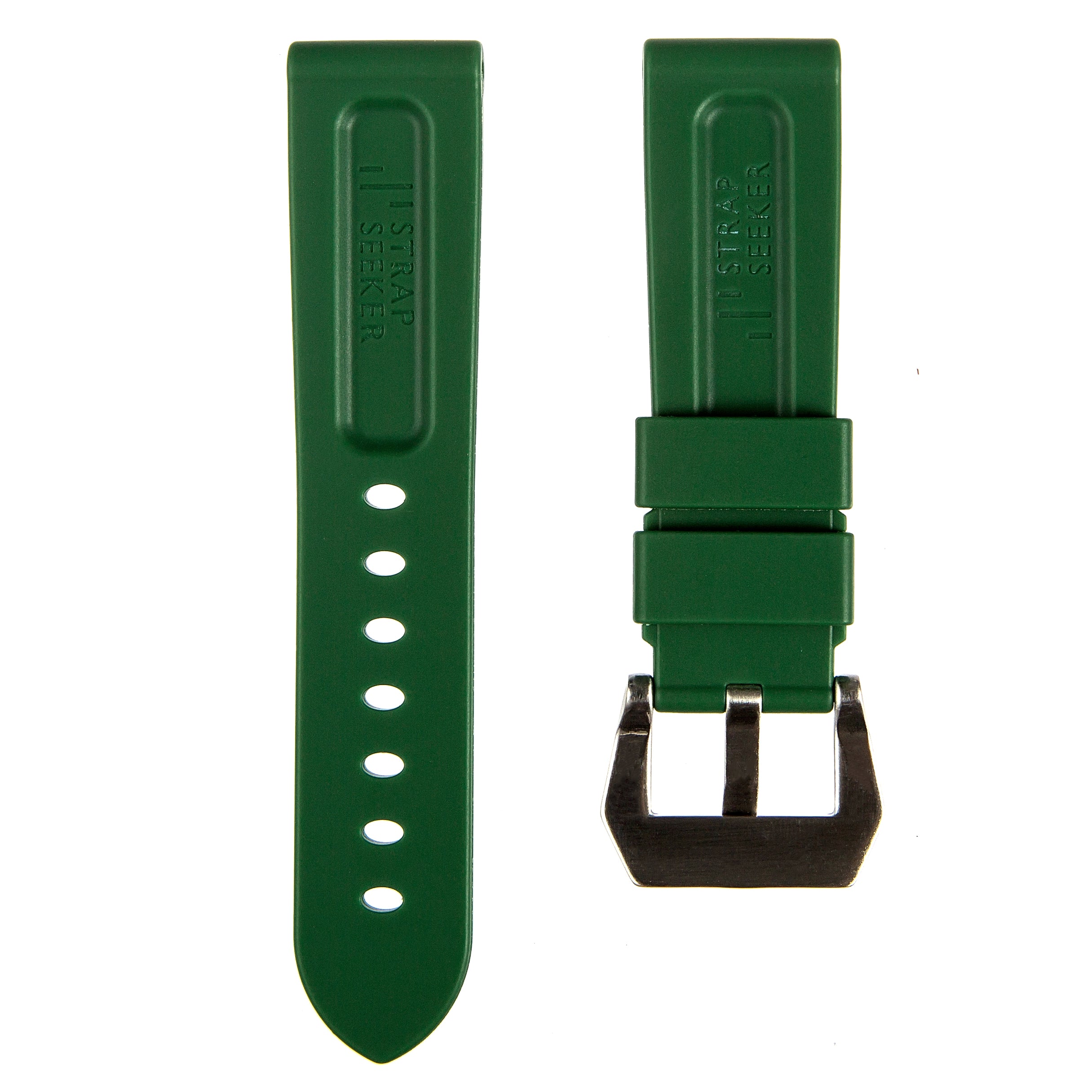 Pinnacle Premium Silicone Strap- Dark Green (2420 | LSR) -Strapseeker