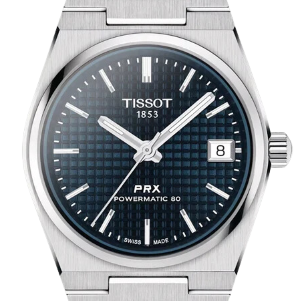 Tissot PRX Automatic T1372071104100 T137.207.11.041.00 Blue Dial Mens Watch