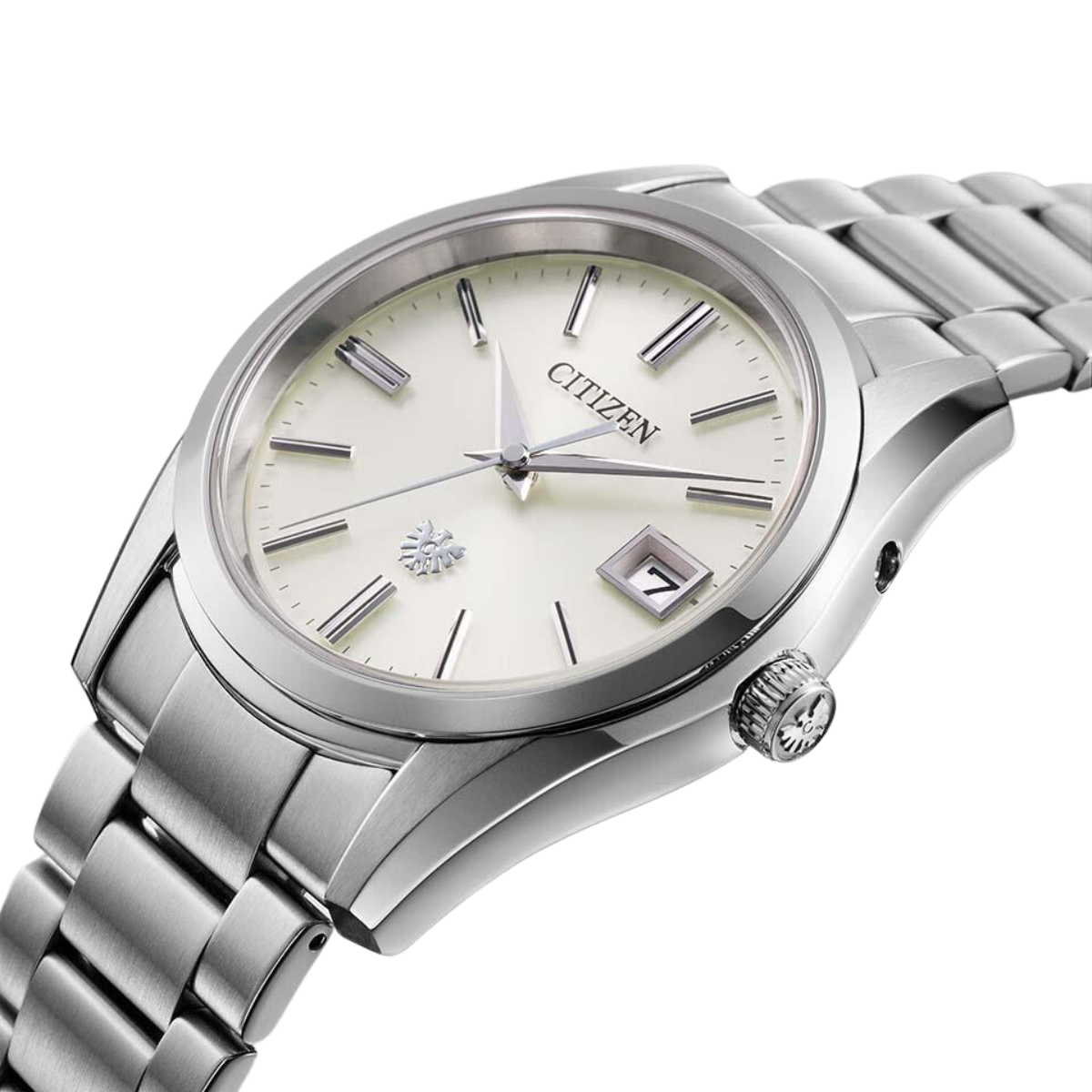 Citizen AQ4080-52A AQ4080 AQ4080-52 The Citizen Sunray Silver Dial Mens Watch