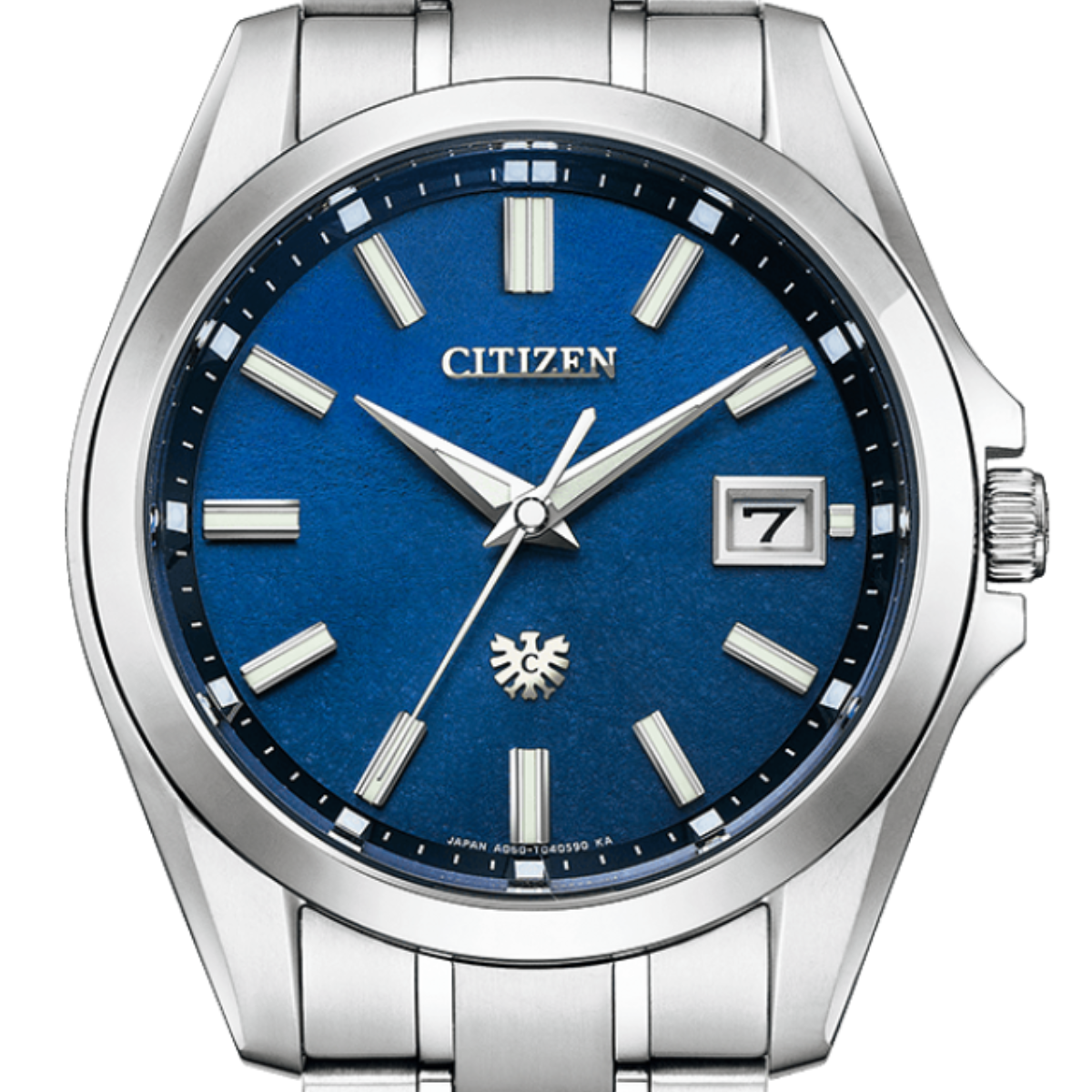 Citizen AQ4091-56L AQ4091 AQ4091-56 The Citizen Tosa Washi Navy Blue Dial Super Titanium Watch