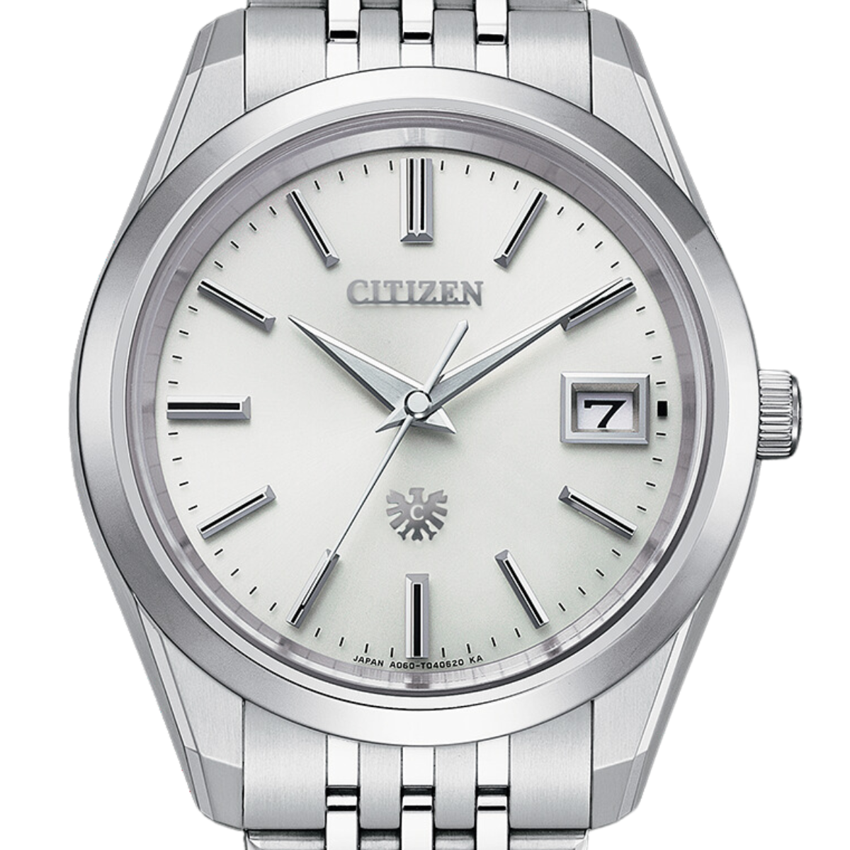 Citizen AQ4100-57A AQ4100 AQ4100-57 The Citizen White Dial Super Titanium Mens Watch