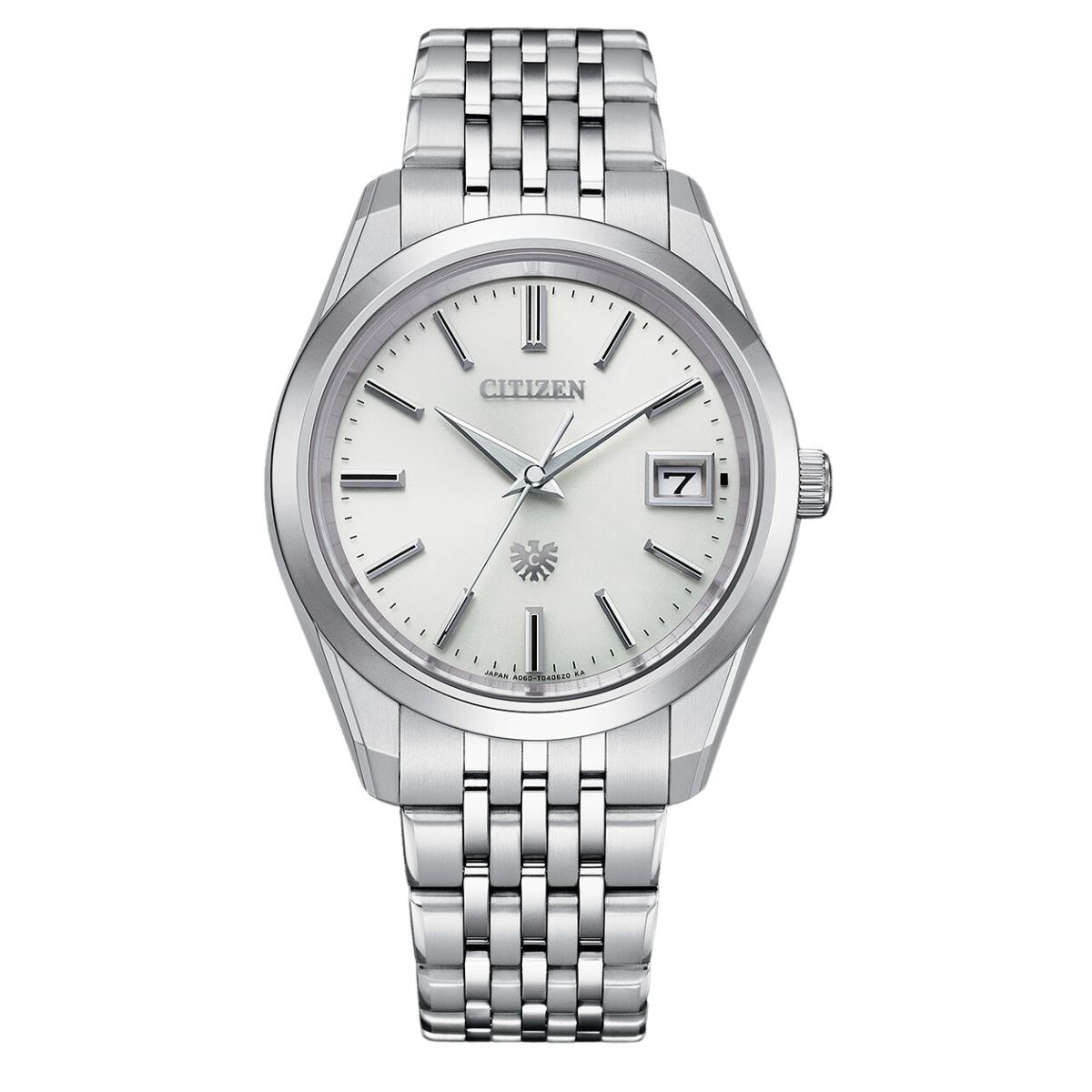 Citizen AQ4100-57A AQ4100 AQ4100-57 The Citizen White Dial Super Titanium Mens Watch