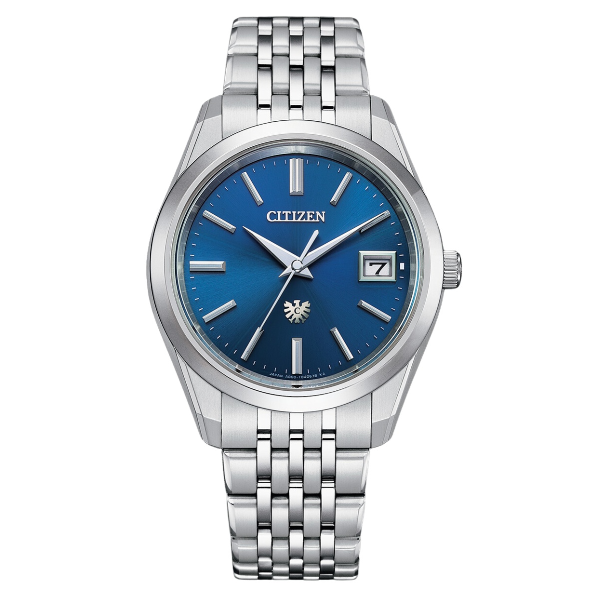 Citizen AQ4100-57L AQ4100 AQ4100-57 The Citizen Blue Dial Super Titanium Mens Watch