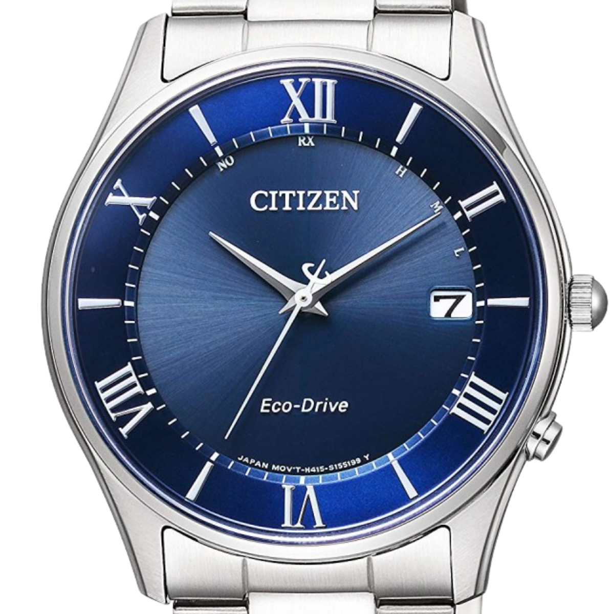 Citizen Collection AS1060-54L AS1060 AS1060-54 Eco-Drive Blue Dial Dress Watch