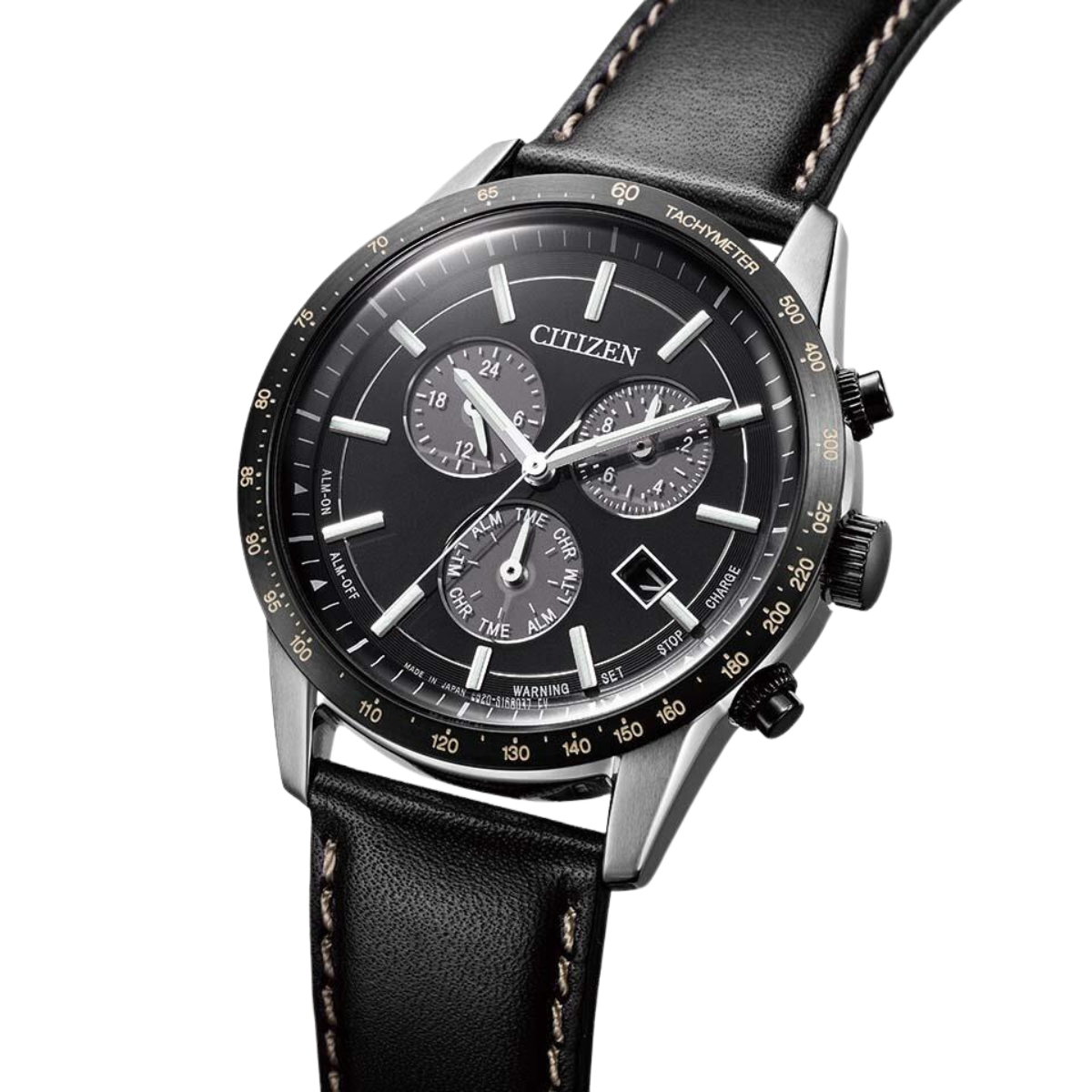 Citizen Collection BL5496-11E BL5496 BL5496-11 Eco-Drive Chronograph Black Dial Mens Watch