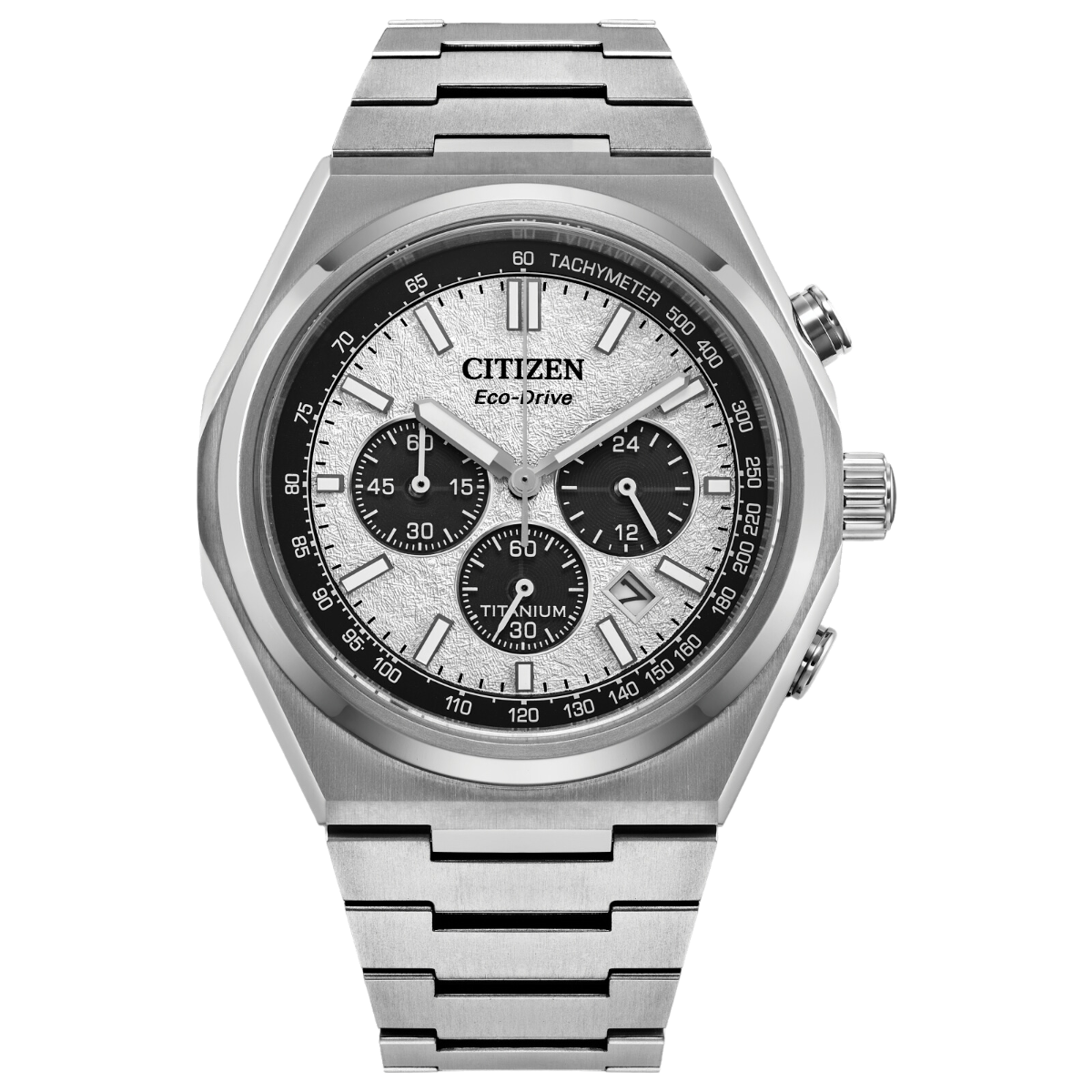 (PRE-ORDER NOV. 2024) Citizen CA4610-85A CA4610-85 Forza Eco-Drive Super Titanium Chronograph Mens Watch