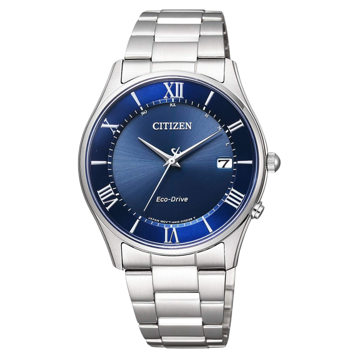 Citizen Collection AS1060-54L AS1060 AS1060-54 Eco-Drive Blue Dial Dress Watch