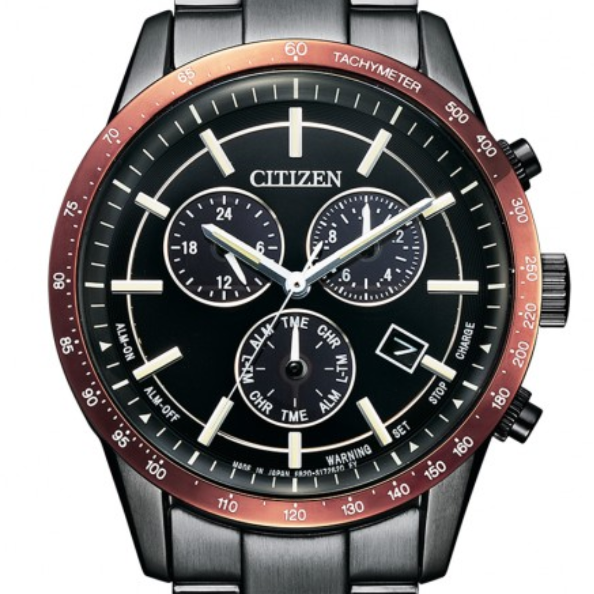 Citizen Collection BL5495-72E BL5495 BL5495-72 Eco-Drive Chronograph Black Dial Mens Watch