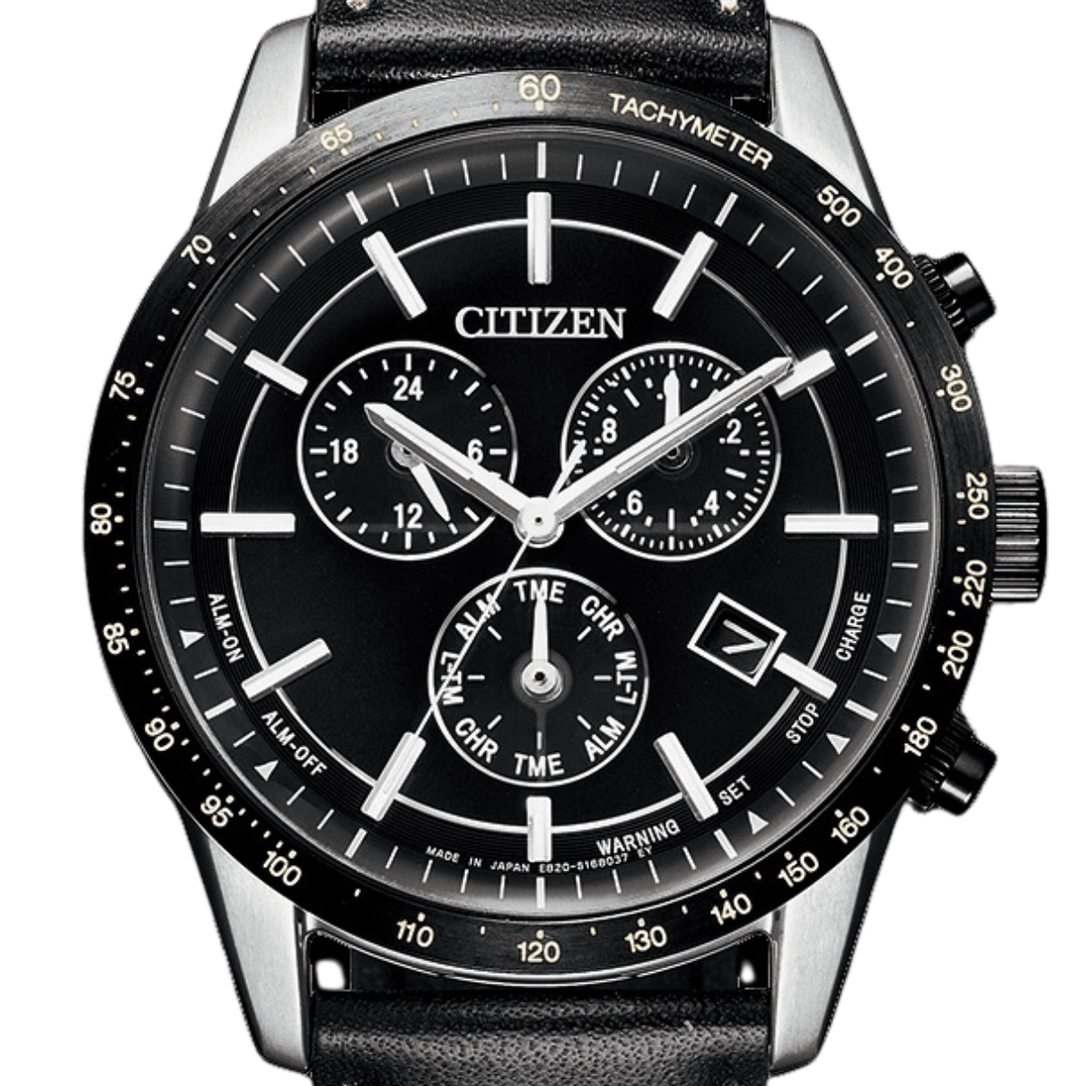 Citizen Collection BL5496-11E BL5496 BL5496-11 Eco-Drive Chronograph Black Dial Mens Watch