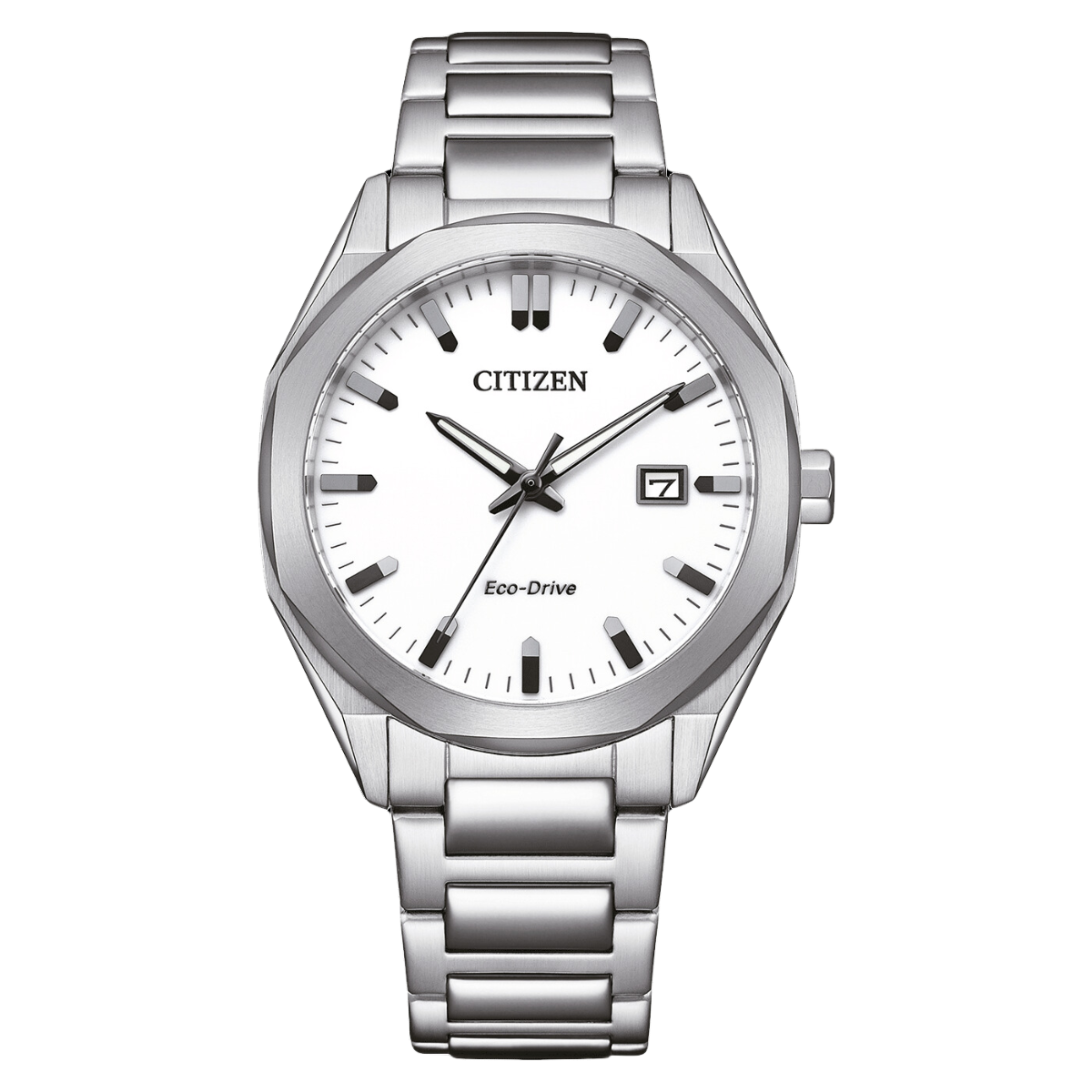 Citizen Collection BM7620-83A BM7620 BM7620-83 Eco-Drive White Dial Mens Watch