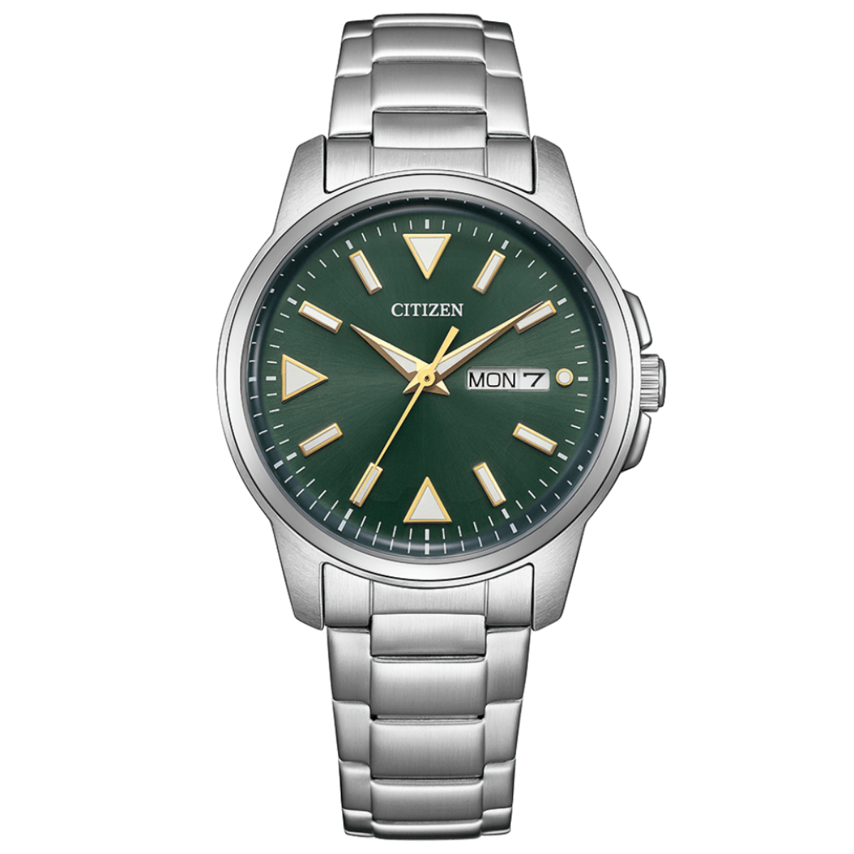 Citizen Collection BM8180-71W BM8180 BM8180-71 Eco-Drive Green Dial Dress Mens Watch