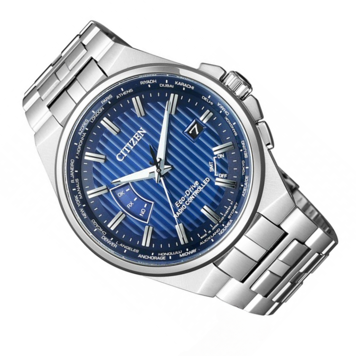 Citizen Collection CB0161-82L CB0161 Eco-Drive Radio Controlled Blue Dial Mens Watch