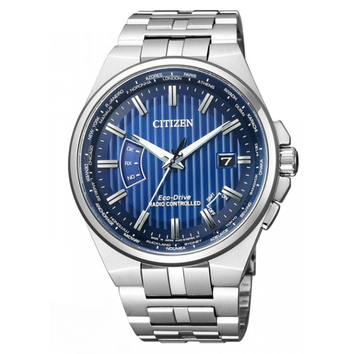 Citizen Collection CB0161-82L CB0161 Eco-Drive Radio Controlled Blue Dial Mens Watch