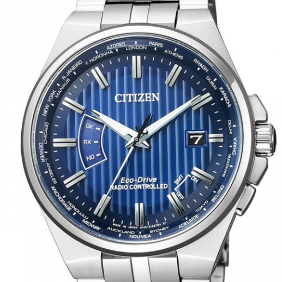 Citizen Collection CB0161-82L CB0161 Eco-Drive Radio Controlled Blue Dial Mens Watch