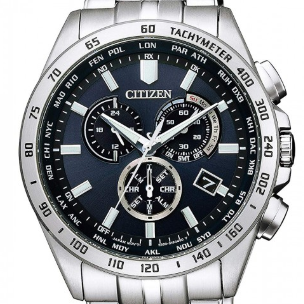 Citizen Collection CB5870-91L CB5870 Radio Wave Controlled Chronograph Mens Watch