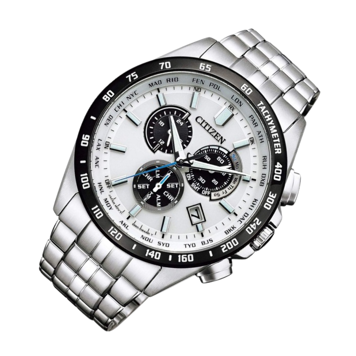 Citizen Collection CB5874-90A CB5874 Radio Wave Controlled Chronograph Mens Watch