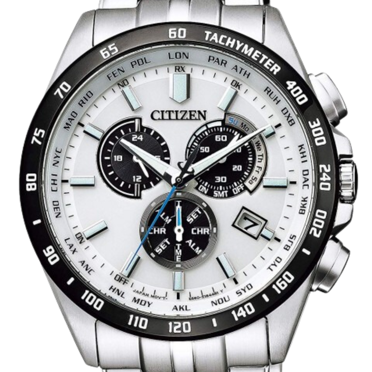 Citizen Collection CB5874-90A CB5874 Radio Wave Controlled Chronograph Mens Watch