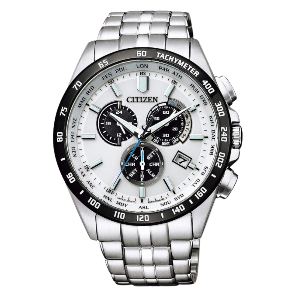 Citizen Collection CB5874-90A CB5874 Radio Wave Controlled Chronograph Mens Watch