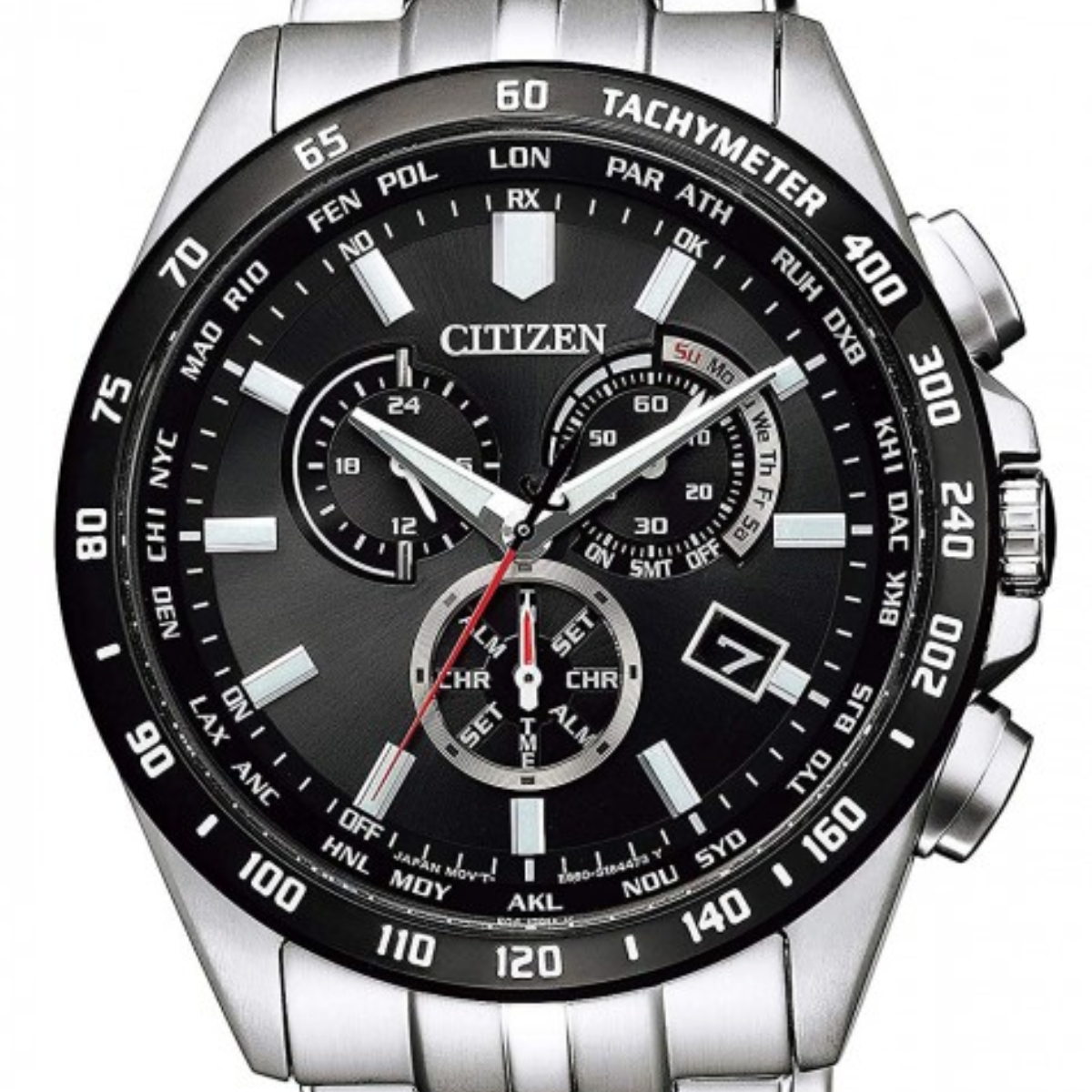 Citizen Collection CB5874-90E CB5874 Radio Wave Controlled Chronograph Mens Watch