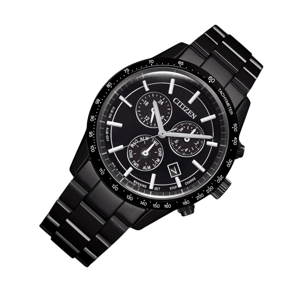 Citizen Collection BL5495-56E BL5495 BL5495-56 Eco-Drive Chronograph All Black Mens Watch