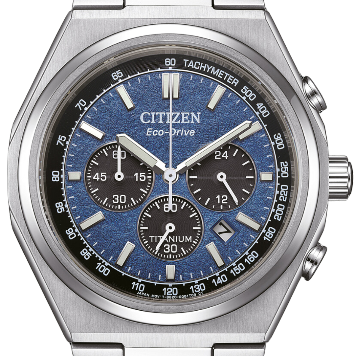 Citizen CA4610-85L CA4610-85 Forza Eco-Drive Super Titanium Chronograph Mens Watch