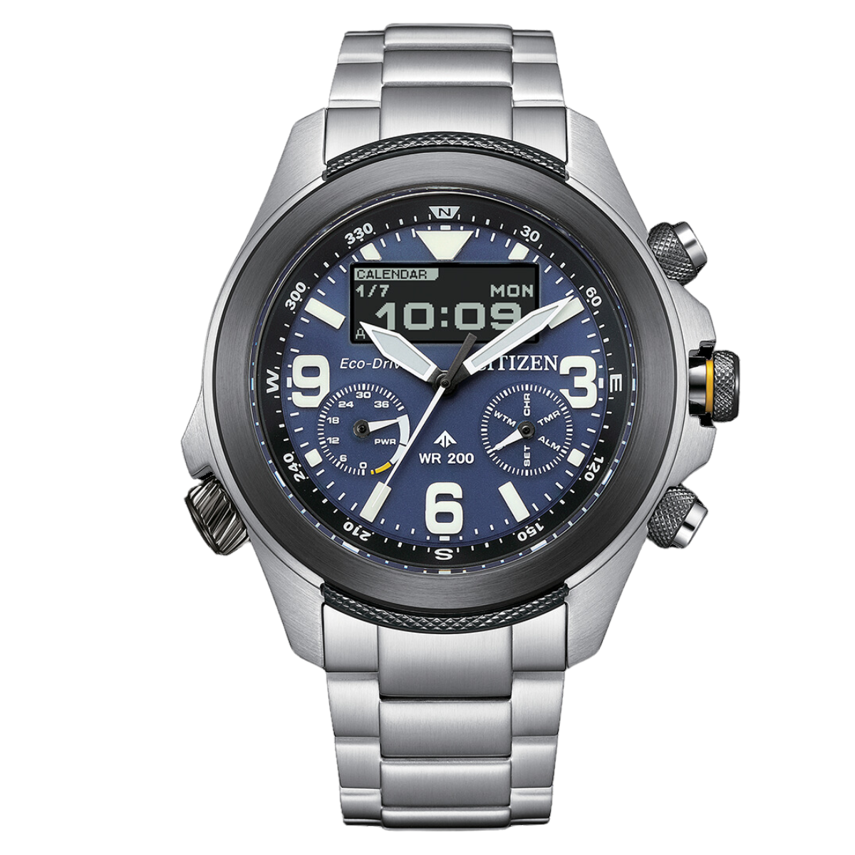 Citizen JV1006-51L JV1006 JV1006-51 Promaster Land Eco-Drive Chronograph Mens Watch