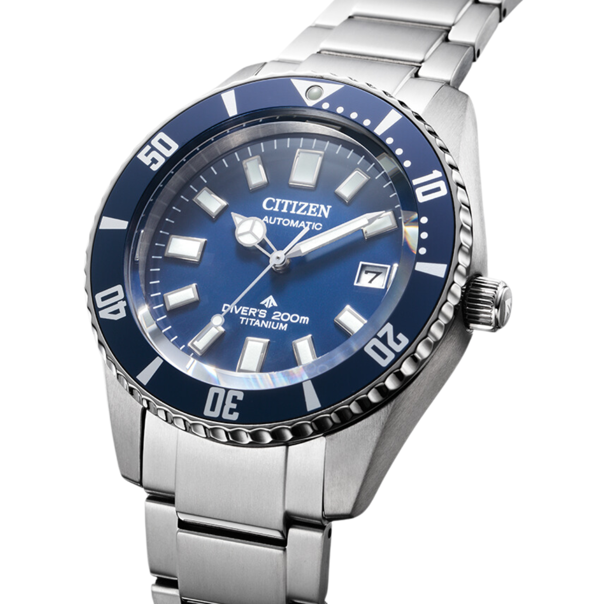 Citizen Promaster Marine Titanium NB6021-68L Diving Blue Dial Mechanical Watch