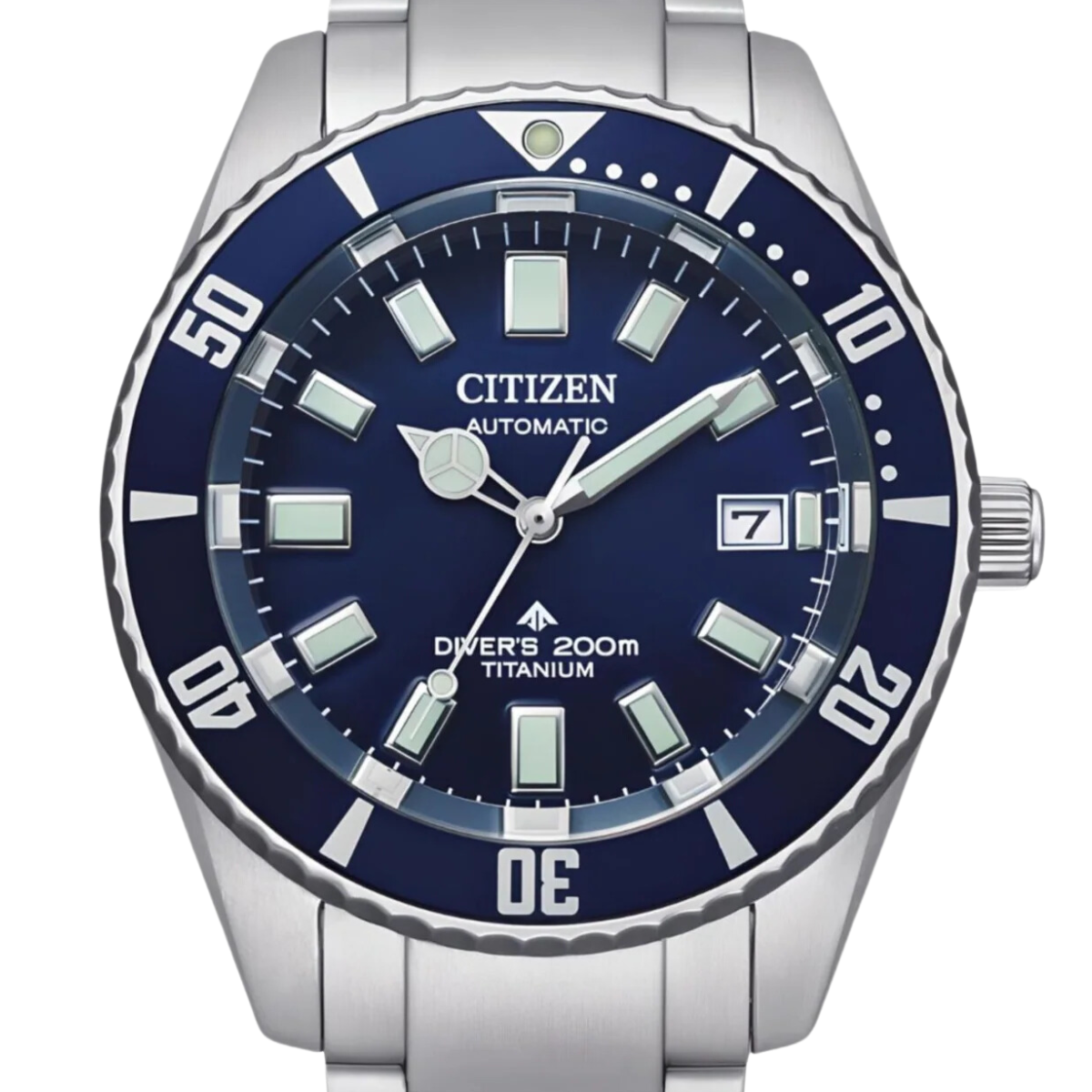 Citizen Promaster Marine Titanium NB6021-68L Diving Blue Dial Mechanical Watch