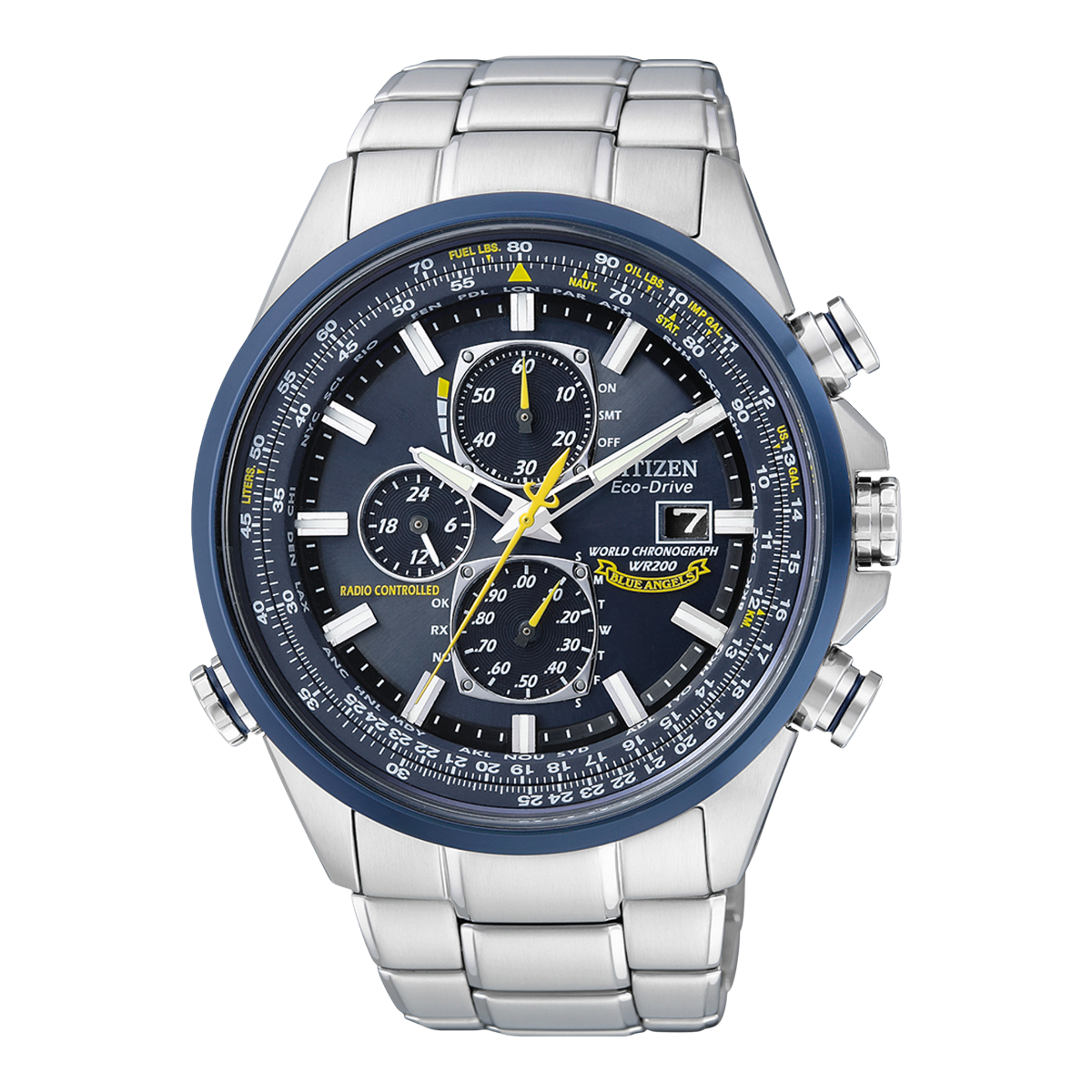 Citizen Promaster AT8020-54L AT8020 Skyhawk " Blue Angel" Chronograph Eco-Drive Watch