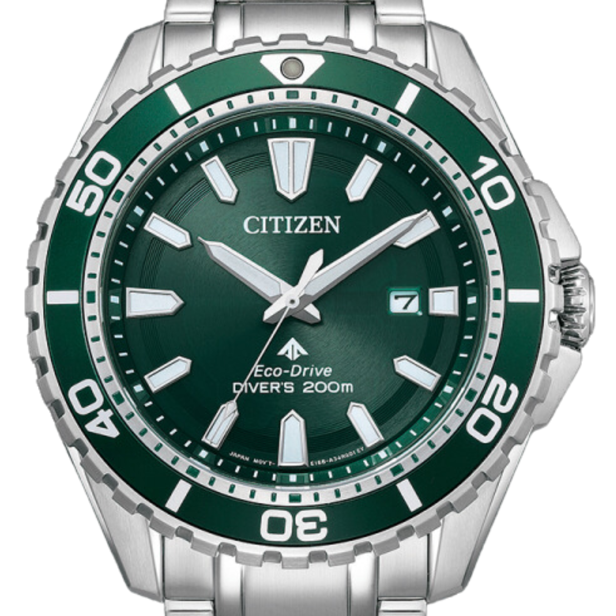 Citizen Promaster BN0199-53X BN0199 BN0199-53 Marine Eco-Drive Green Dial Watch