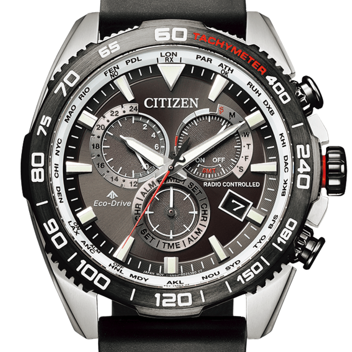 Citizen Promaster CB5036-10X CB5036 CB5036-10 Land Chronograph Eco-Drive Watch