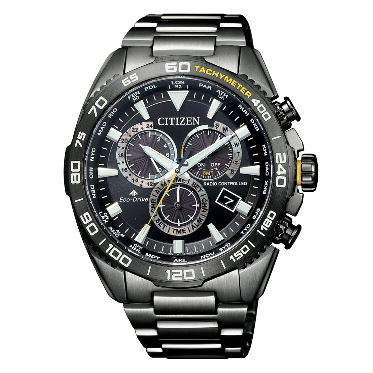 Citizen Promaster CB5037-84E CB5037 CB5037-84 LAND Chronograph Eco-Drive Watch