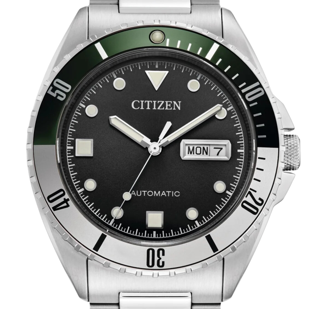 Citizen NH7531-50E NH7531 NH7531-50 Sport Automatic Black Dial Mens Watch