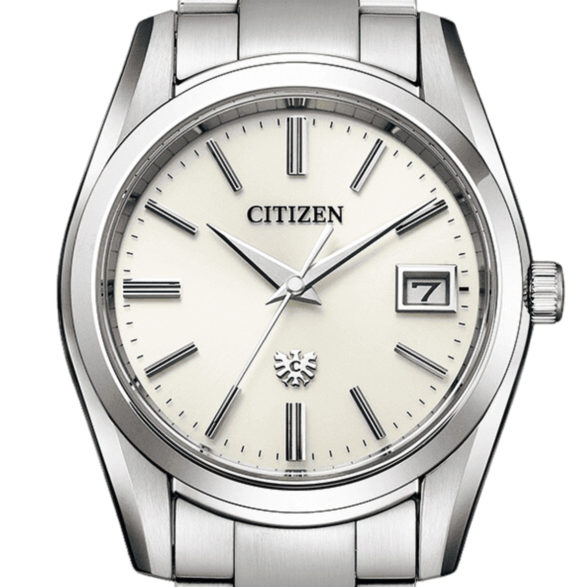 Citizen AQ4080-52A AQ4080 AQ4080-52 The Citizen Sunray Silver Dial Mens Watch