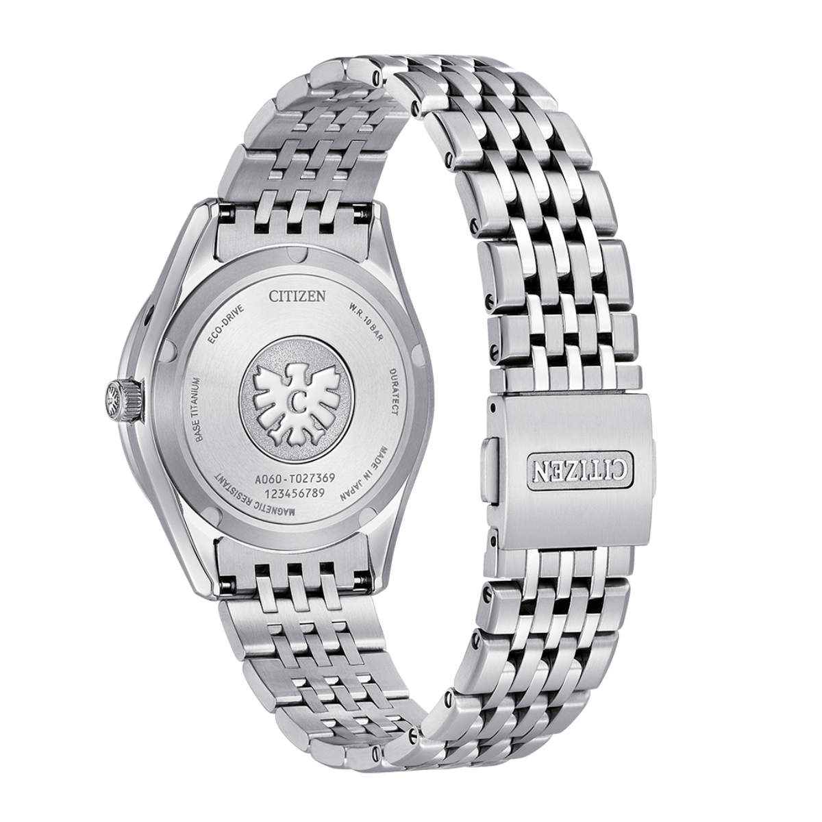 Citizen AQ4100-57A AQ4100 AQ4100-57 The Citizen White Dial Super Titanium Mens Watch