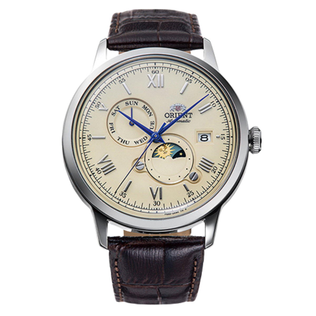 Orient Bambino RA-AK0803Y Version 9 Sun & Moon Classic Automatic Casual Watch