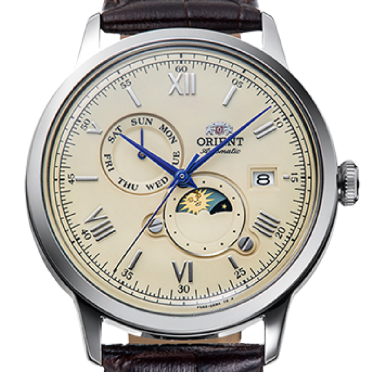 Orient Bambino RA-AK0803Y Version 9 Sun & Moon Classic Automatic Casual Watch