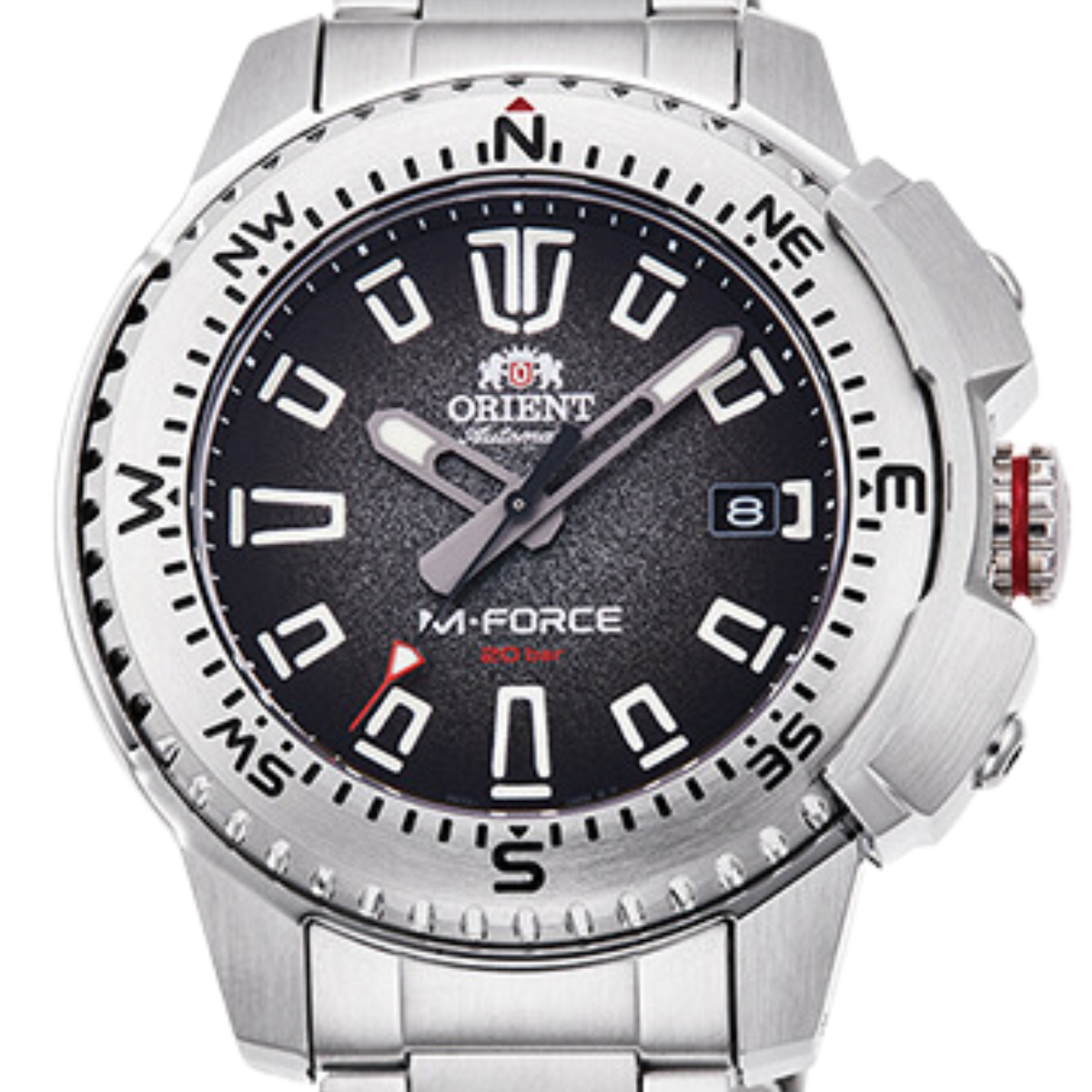 Orient M-Force RA-AC0N01B RA-AC0N01B10B Automatic Black Dial Divers 200 Mens Watch