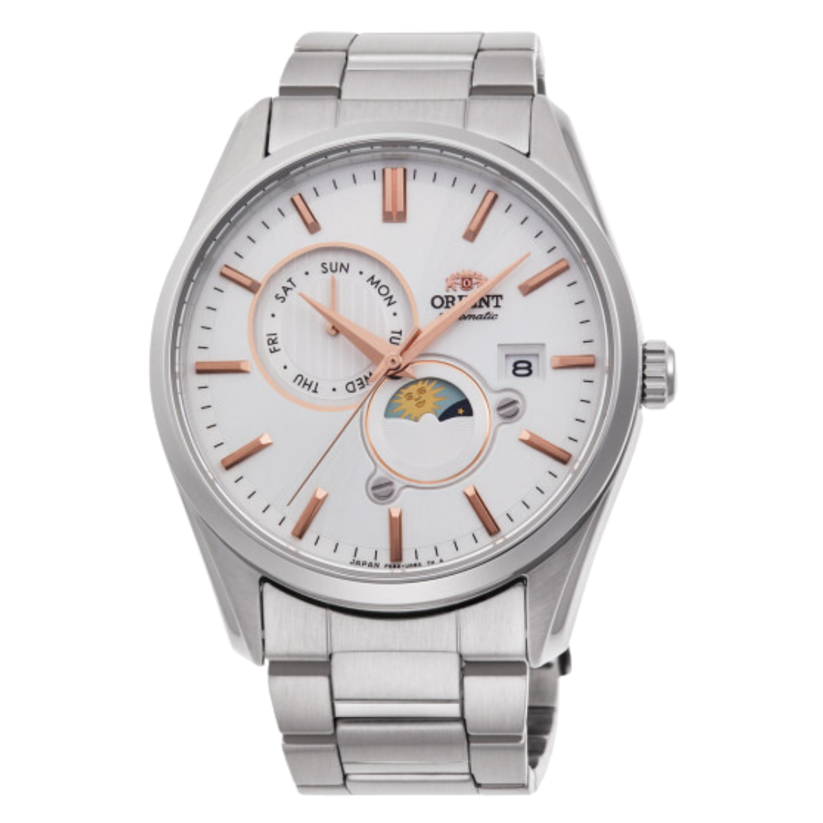 Orient RA-AK0306S RA-AK0306S10B Sun & Moon Version 3 Automatic Dress Men's Watch