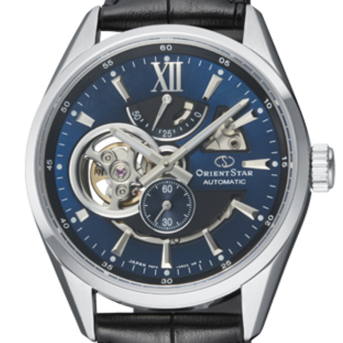 Orient Star RE-AV0005L RE-AV0005L00B Contemporary Semi Skeleton Blue Dial Watch