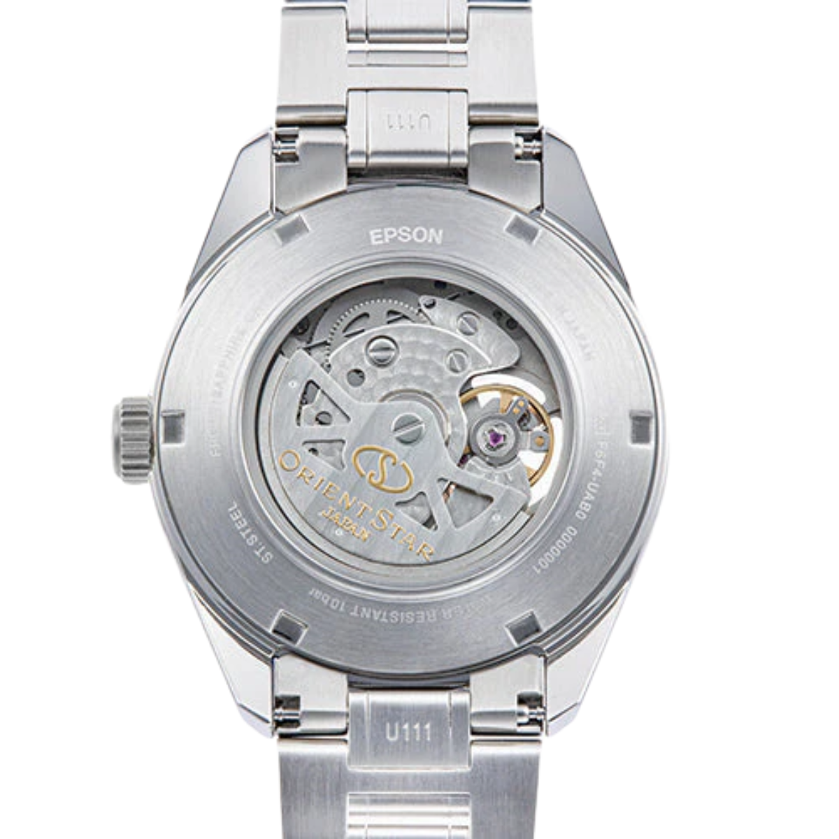 Orient Star RK-AV0125S Contemporary Modern Skeleton Silver Dial Casual Mens Watch