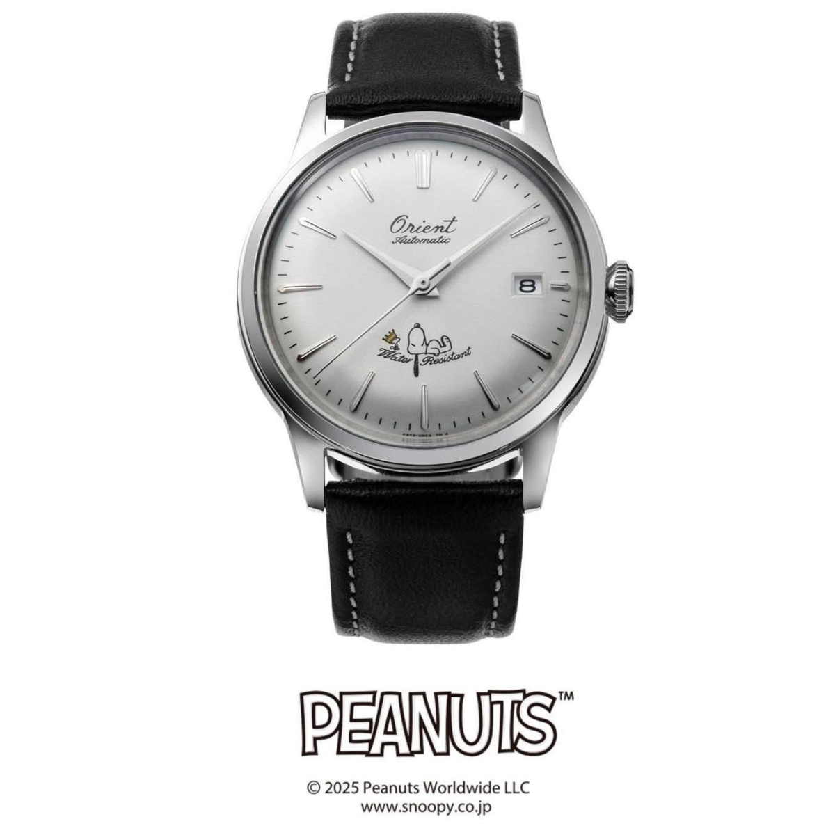 Orient RA-AC0M16S Bambino 38 x Peanuts 75th Anniversary Limited Edition Watch (PRE-ORDER MAR. 2025)