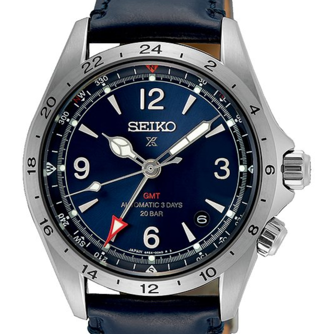 Seiko SPB377 SPB377J1 SPB377J Prospex Alpinist GMT Automatic Sports Watch