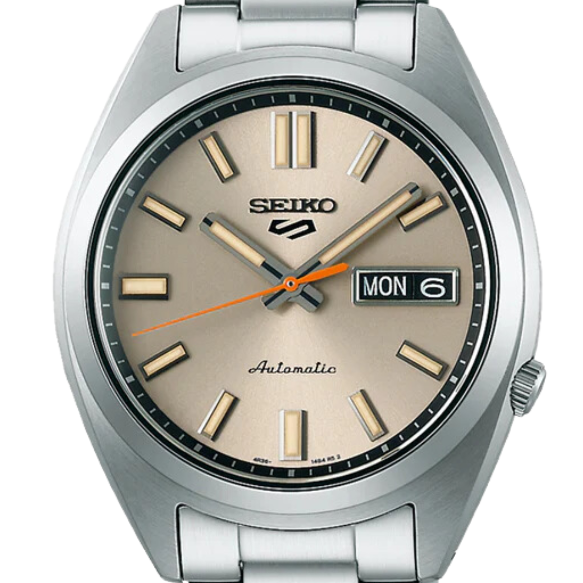 Seiko 5 Sports SNXS Series Automatic SRPK91K1 SRPK91 SRPK91K Ivory Dial Mens Watch